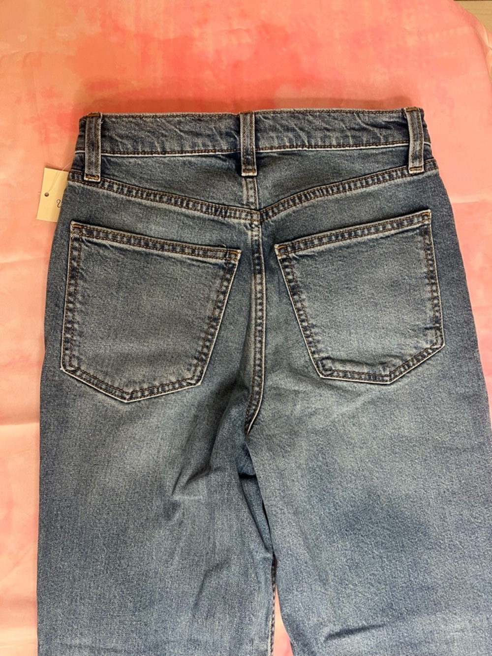 Women's Highest-Rise Vintage Straight Jeans Universal Thread Vintage Medium Wash - Picture 7 of 9